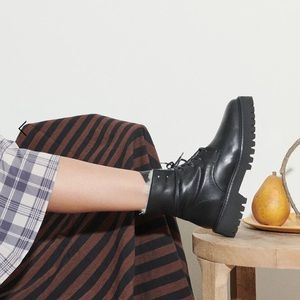 Freda Salvador EMI SHEARLING LUG BOOT